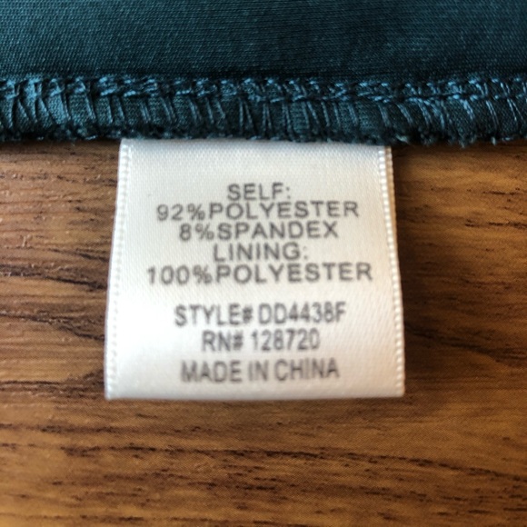 NWT Francesca’s teal v-neck lace dress - Picture 5 of 5